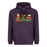 Plum cinco de mayo mexican flag gnomes Heavyweight Hoodie - RacoonDesign