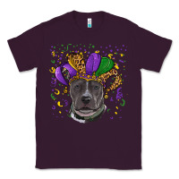 Plum mardi gras pitbull Classic Tee - RanaPortraitStore