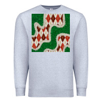 Heather Grey christmas diamond plaid and green glitter seamless pattern Premium Sweatshirt - BundleAndBundleShop