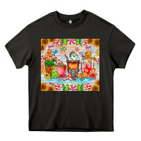 Asphalt christmas coffee class Heavy Core Tee - CowhideDigitalArt