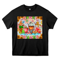 Black christmas coffee class Heavy Core Tee - CowhideDigitalArt