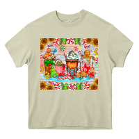 Mossy christmas coffee class Heavy Core Tee - CowhideDigitalArt