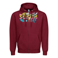 Burgundy scrub life Zipper Hoodie - texasbilliewilder