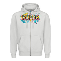 Dove Grey scrub life Zipper Hoodie - texasbilliewilder