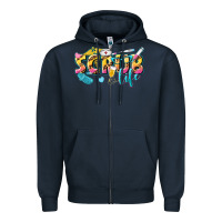 Navy scrub life Zipper Hoodie - texasbilliewilder