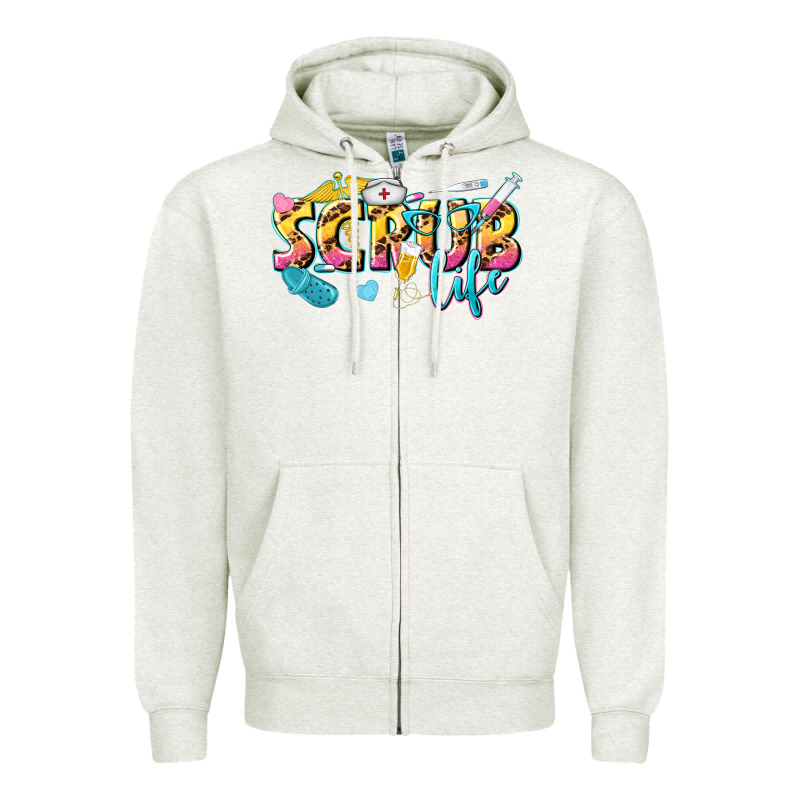 Scrub Life Zipper Hoodie by texasbilliewilder | Teevron