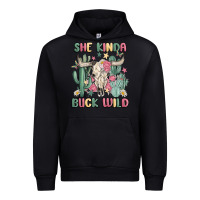Black she kinda buck wild Urban Hoodie - MaliasSmallBusiness