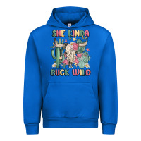 Cobalt she kinda buck wild Urban Hoodie - MaliasSmallBusiness