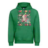 Emerald she kinda buck wild Urban Hoodie - MaliasSmallBusiness