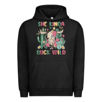 Pigment Black she kinda buck wild Urban Hoodie - MaliasSmallBusiness