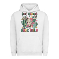Pigment Lunar Rock she kinda buck wild Urban Hoodie - MaliasSmallBusiness