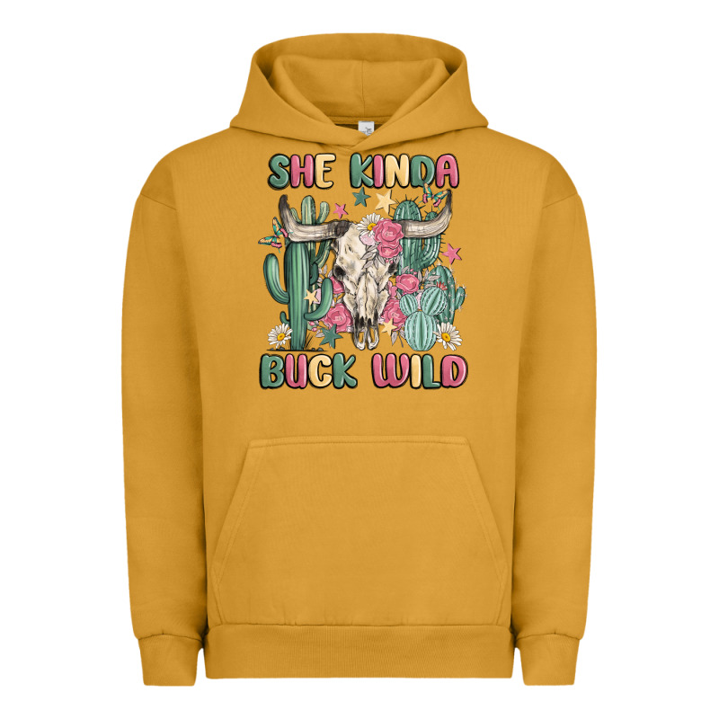 She Kinda Buck Wild Urban Hoodie by MaliasSmallBusiness | Teevron