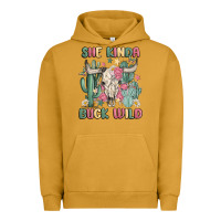 Pigment Peanut Butter she kinda buck wild Urban Hoodie - MaliasSmallBusiness