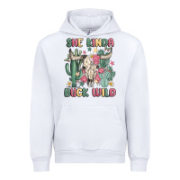 White she kinda buck wild Urban Hoodie - MaliasSmallBusiness