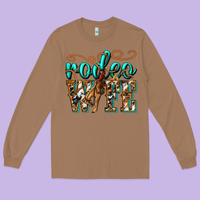 Long Sleeve Tee rodeo wife western