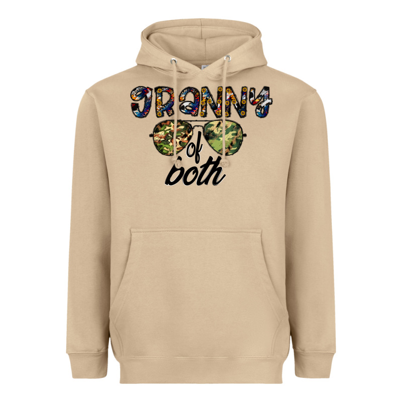 Granny Of Both Heavyweight Hoodie by CowhideDigitalArt | Teevron