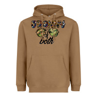 Toasted Coconut granny of both Heavyweight Hoodie - CowhideDigitalArt