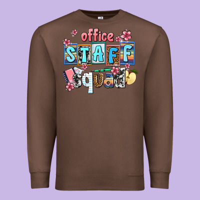 Staff Squad Premium Sweatshirt Designed By Adodesignshop