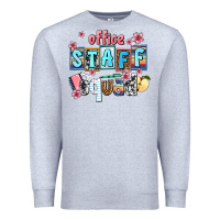 Heather Grey staff squad Premium Sweatshirt - AdoDesignShop
