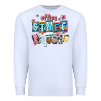 White staff squad Premium Sweatshirt - AdoDesignShop