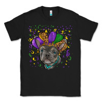 Black mardi gras french bulldog Classic Tee - RanaPortraitStore