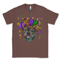Chestnut mardi gras french bulldog Classic Tee - RanaPortraitStore