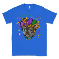 Mardi Gras French Bulldog Classic Tee | Teevron