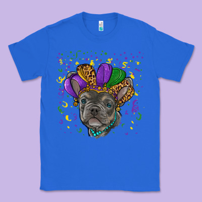 Classic Tee mardi gras french bulldog