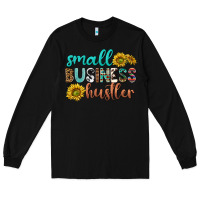 Black small business hustler Long Sleeve Tee - texasbilliewilder