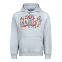 Heather Grey easter  rabbit Urban Hoodie - MaliasSmallBusiness