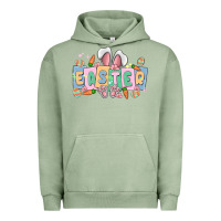 Pigment Oil Green easter  rabbit Urban Hoodie - MaliasSmallBusiness