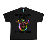 Black i'm the rainbow sheep of the family suffolk sheep Urban Heavy Tee - Artiststas