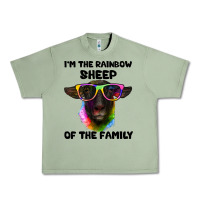 Oil Green i'm the rainbow sheep of the family suffolk sheep Urban Heavy Tee - Artiststas