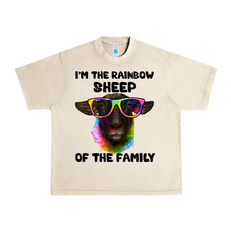 I'm The Rainbow Sheep Of The Family Suffolk Sheep Urban Heavy Tee by Artiststas | Teevron