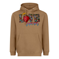 Toasted Coconut love summer Heavyweight Hoodie - CowhideDigitalArt