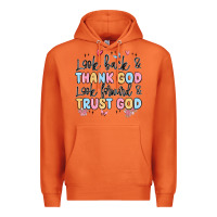 Carrot look back and thank god look forward and trust god Premium Hoodie - MaliasSmallBusiness