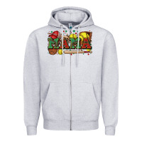 Heather Grey mama softball Zipper Hoodie - Zillion Design Studio