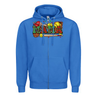 True Royal mama softball Zipper Hoodie - Zillion Design Studio