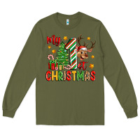 Army Green my first christmas Long Sleeve Tee - Zillion Design Studio