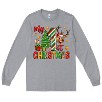 Heather Grey my first christmas Long Sleeve Tee - Zillion Design Studio