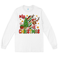 White my first christmas Long Sleeve Tee - Zillion Design Studio