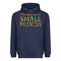 Navy minding my own small business Heavyweight Hoodie - HRA Design Shop