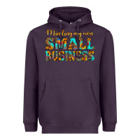 Plum minding my own small business Heavyweight Hoodie - HRA Design Shop