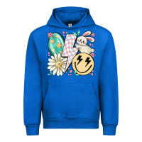 Cobalt retro easter Urban Hoodie - MaliasSmallBusiness