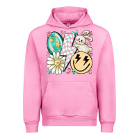 Fuchsia Pink retro easter Urban Hoodie - MaliasSmallBusiness