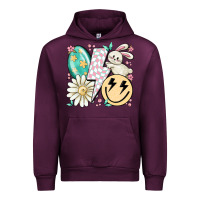 Mauve Wine retro easter Urban Hoodie - MaliasSmallBusiness