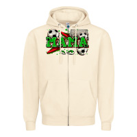 Sandshell mama soccer Zipper Hoodie - Zillion Design Studio