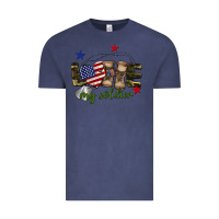 Vintage Denim Love My Soldier Vintage Tee - BarkalooDesign