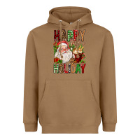 Toasted Coconut happy holiday santa claus christmas Heavyweight Hoodie - FaDigitalArtStudio