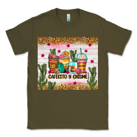 Army Green Cafecito y chisme coffee cups Classic Tee - Zillion Design Studio